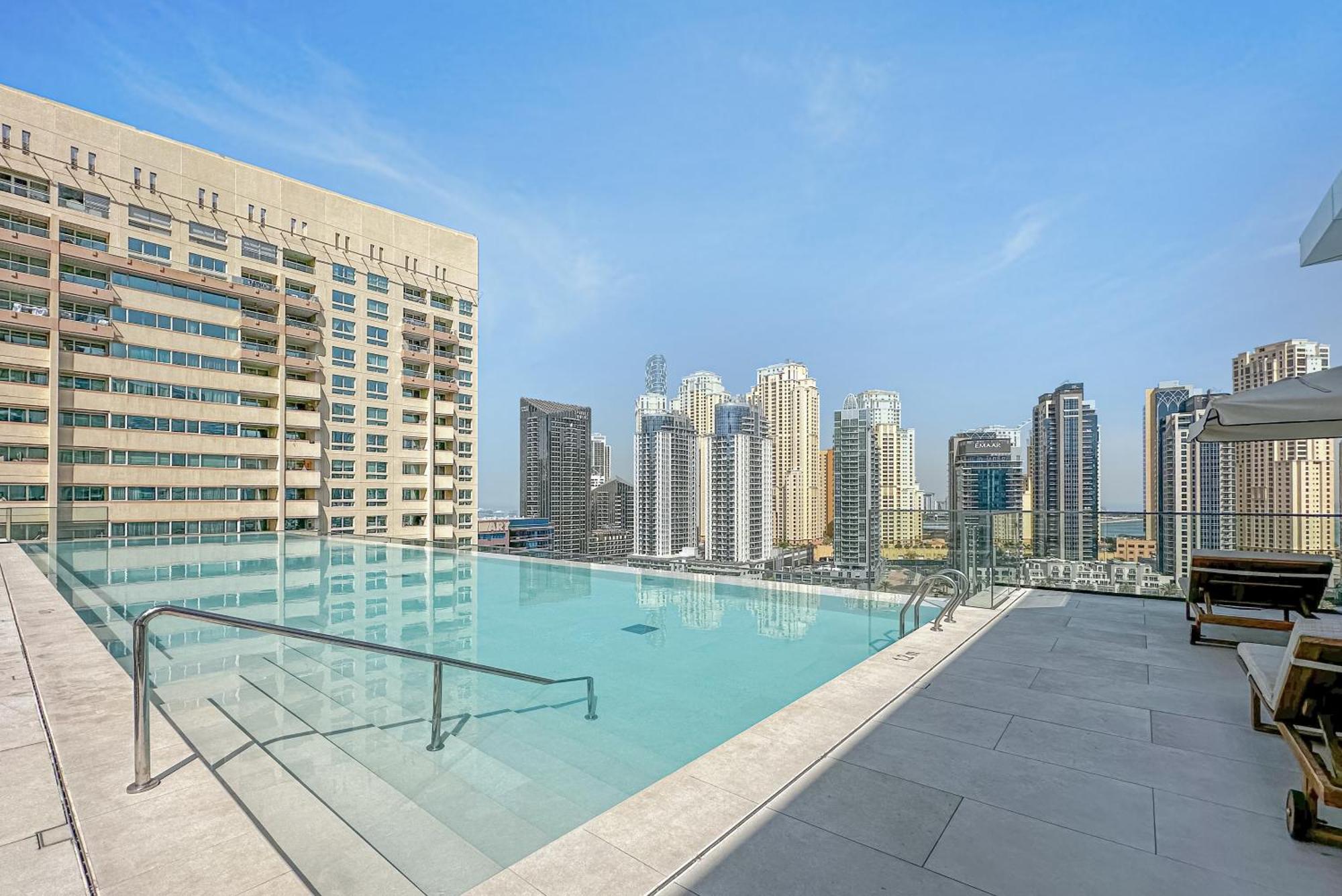 Modern 2Br High Floor Haven In Vida Dubai Marina Διαμέρισμα Εξωτερικό φωτογραφία