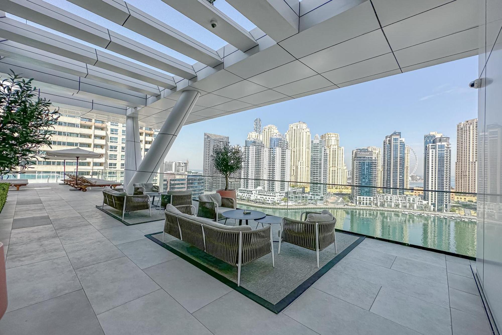 Modern 2Br High Floor Haven In Vida Dubai Marina Διαμέρισμα Εξωτερικό φωτογραφία